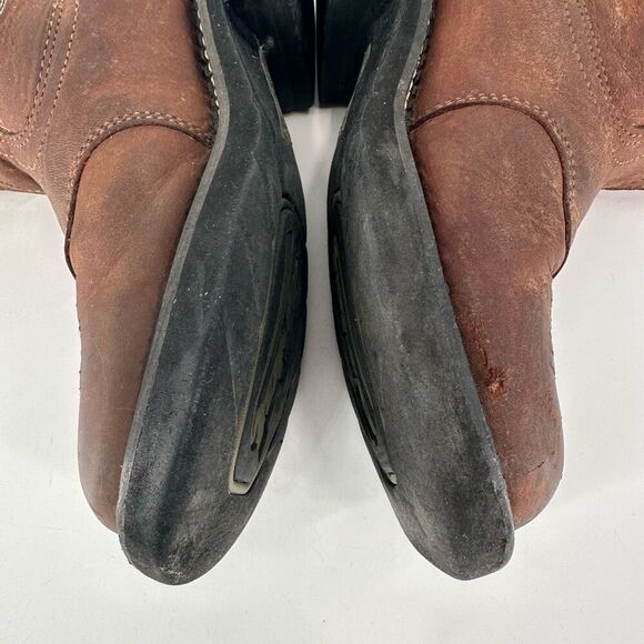 Ariat Pro Baby Brown Leather Western Embroidered Cowboy Boots Size 7 Style 16720 - Picture 13 of 13